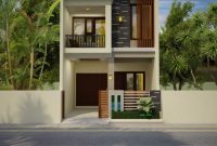 Desain rumah minimalis ukuran 5x15 1 lantai