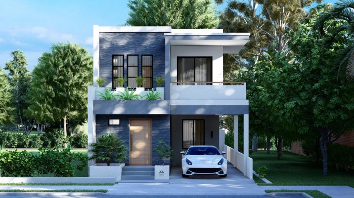 Desain rumah minimalis ukuran tanah 6x12