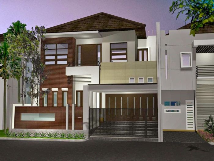 Harga desain rumah minimalis 2 lantai