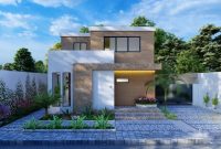 Desain rumah minimalis modern 7x9