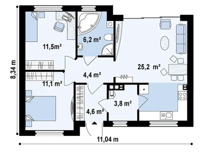 Desain rumah type 60 100