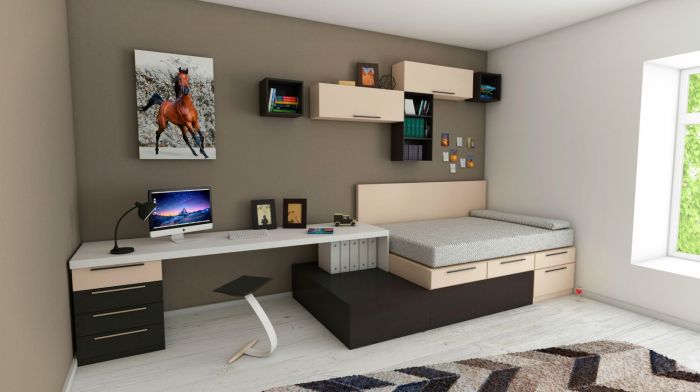 Arbeits und wohnzimmer diy