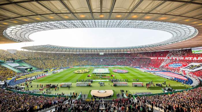 Ard dfb pokal wohnzimmer olympiastadion